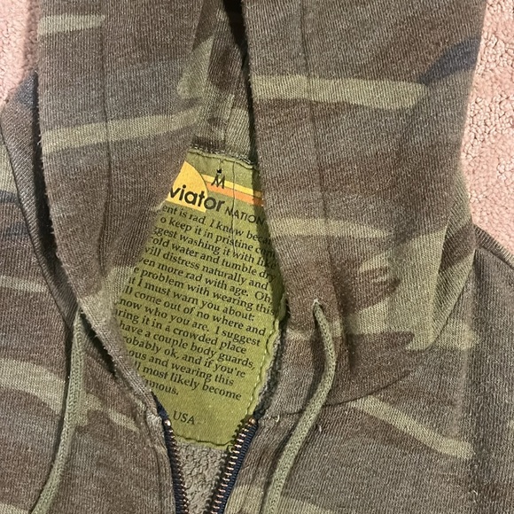 Women’s Aviator Nation size medium camouflage sweatshirt. Great condition! - Picture 5 of 6